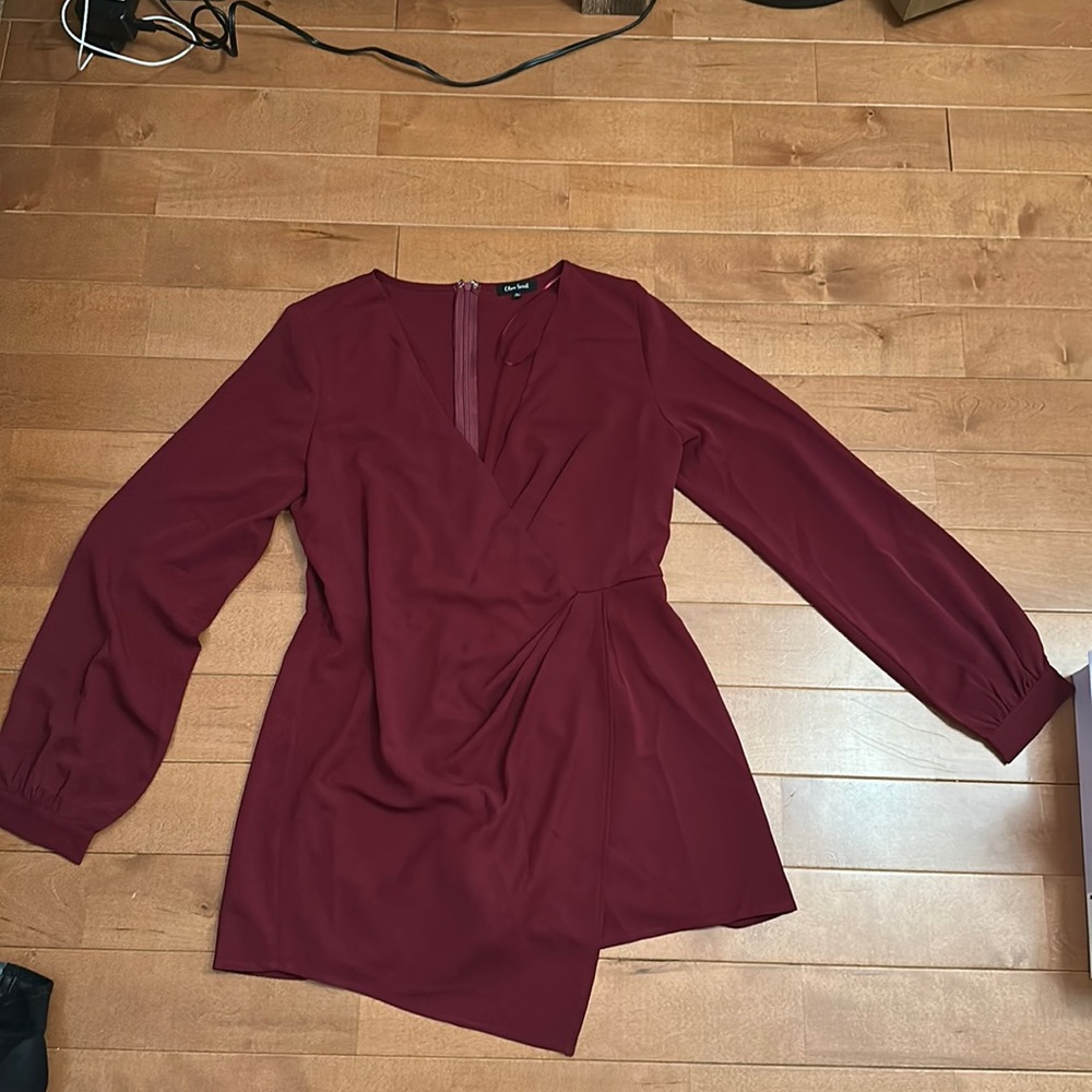 Maroon Romper